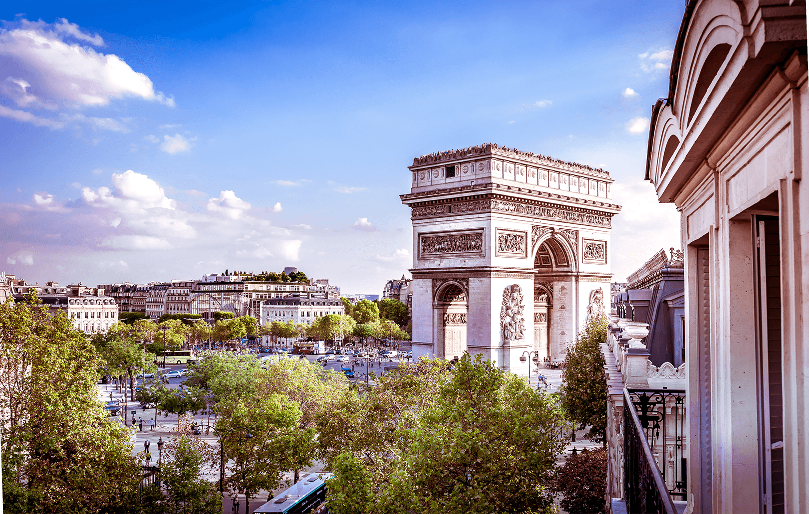 Maison Albar Hotels Le Champs-Elysées vue arc de Triomphe